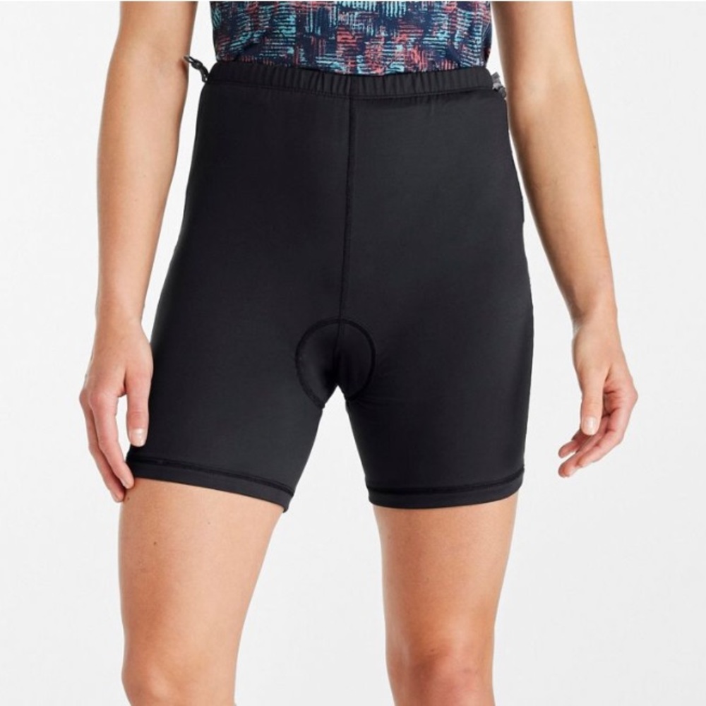 2/$20 LL Bean cycling shorts women’s small padded black biking biker cycle